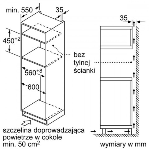 Kuchnia mikrofalowa termoobieg CMA585GB1 Bosch