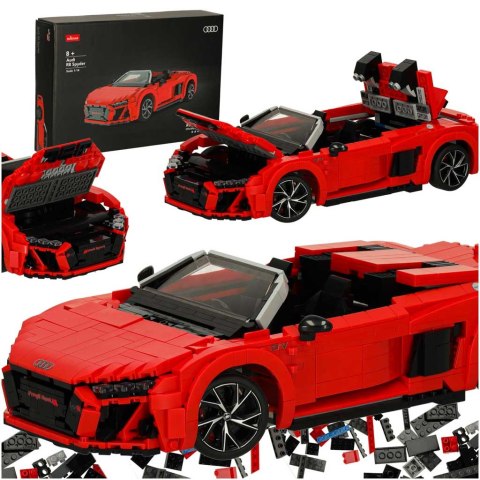 Samochód Rastar 93800 AUDI R8 Spyder 1:14 klocki 1440 el. Kik Sp. z o. o. Sp. k.