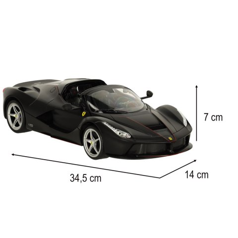 Samochód zdalnie sterowany Rastar 75800 Ferrari LaFerrari Aperta 1:14 czarny Kik Sp. z o. o. Sp. k.
