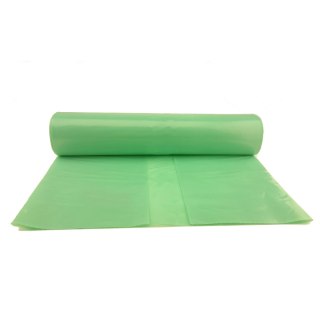 Worki na odpadki śmieci grube 50 mikr. wytrzymałe rolka 25szt. - zielone 70L MEVA