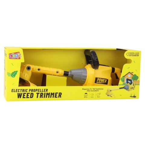 Podkaszarka Kosiarka Ogrodowa Dla Dzieci Gumowe Ostrze Światła Dźwięki LEAN Toys