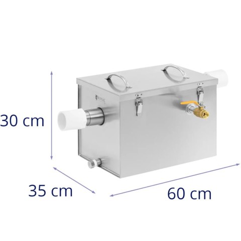 Separator oddzielacz tłuszczu gastronomiczny podzlewowy 21 l Royal Catering