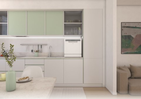 Zmywarka kompaktowa CP 8F9FFW Candy