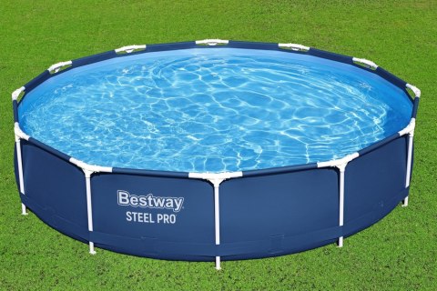 Basen ogrodowy stelażowy 366 x 76 cm zestaw Bestway 56681 Bestway
