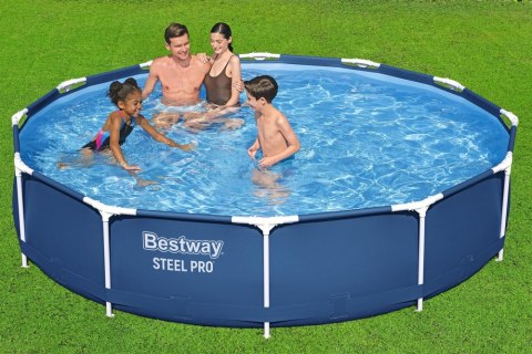 Basen ogrodowy stelażowy 366 x 76 cm zestaw Bestway 56681 Bestway