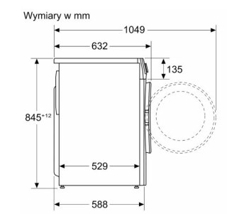 Pralka wolnostojąca WGE02201PL Bosch