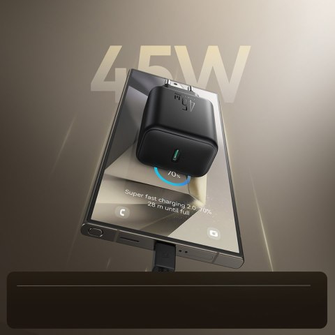 Ładowarka sieciowa 45W GaN do Samsung Ultra - czarna JOYROOM