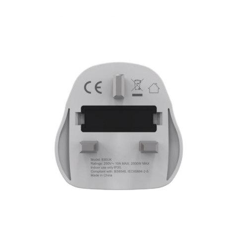 Adapter sieciowy UK świat 10A Gembird