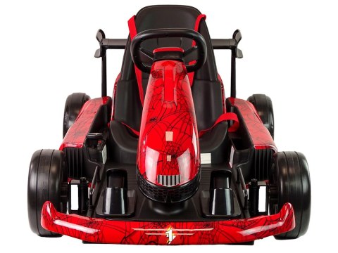 Gokart Na Akumulator XMX619 Czerwony Lakierowany Spider LEAN CARS