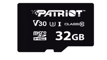 Karta MicroSDHC 32GB VX V30 C10 UHS-I U3 Patriot