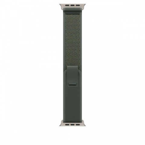 Opaska Trail w kolorze zielonym do koperty 49 mm - rozmiar S/M - elementy z tytanu w kolorze naturalnym Apple