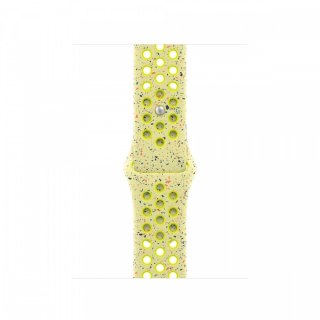 Pasek sportowy Nike w kolorze promiennym zielonożółtym do koperty 42 mm - rozmiar M/L Apple