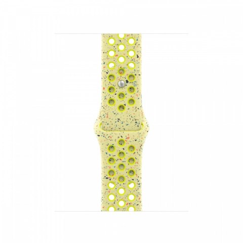 Pasek sportowy Nike w kolorze promiennym zielonożółtym do koperty 42 mm - rozmiar M/L Apple