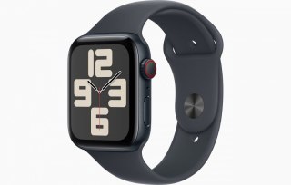 Watch SE GPS + Cellular, koperta 44 mm z aluminium w kolorze północy, pasek sportowy w kolorze północy - rozmiar M/L Apple