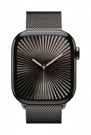 Watch Series 10 GPS + Cellular, koperta 46 mm z tytanu w kolorze łupkowym z bransoletą mediolańską w kolorze tytanu łupkowego -  Apple