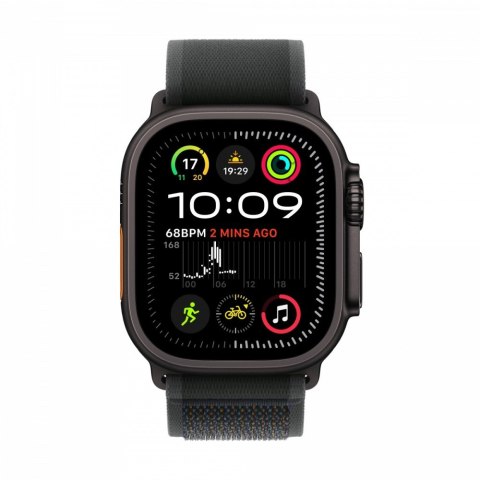 Watch Ultra 2 GPS + Cellular, koperta 49 mm z tytanu w kolorze czarnym z opaską Trial S/M w kolorze czarnym Apple