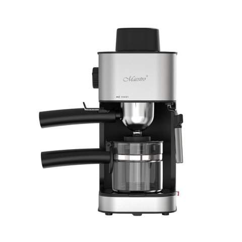 Kolbowy ekspres do kawy ze spieniaczem do mleka i podgrzewaczem na filiżankę MR-411 Feel-Maestro