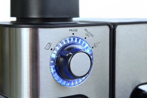 Kolbowy ekspres do kawy ze spieniaczem do mleka i podgrzewaczem na filiżankę MR-411 Feel-Maestro