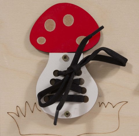 Puf manipulacyjny LAS z siedziskiem kółeczkami "3Toysm" Dzięgielewski Tomasz