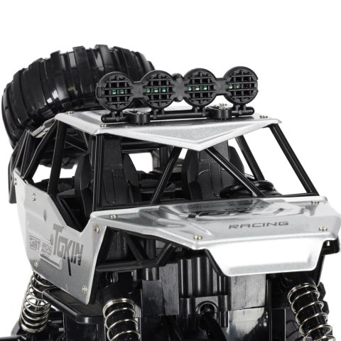Samochód zdalnie sterowany na pilota RC Rock Crawler 1:12 4WD METAL srebrny Kik Sp. z o. o. Sp. k.