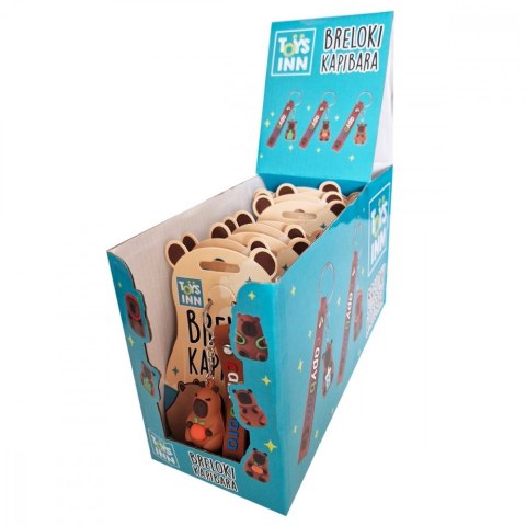 Breloki Kapibara mix Display 12 sztuk Stnux