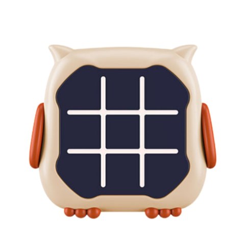 Gra Elektroniczna 3w1 Kółko i Krzyżyk Memory Sowa Beżowa LEAN Toys