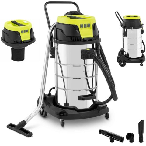 Odkurzacz przemysłowy do czyszczenia na sucho i mokro 3000 W 100 l Ulsonix