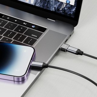 Adapter przejsciówka USB-A (męski) - USB-C (żeński) - czarny Tech-Protect