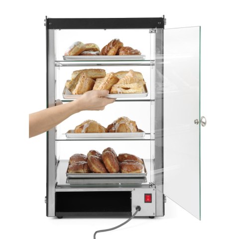 Witryna neutralna samoobsługowa do prezentacji i wydawania potraw LED szer. 415mm Hendi