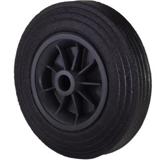 Koło kółko do kubła kontenera na odpady gumowe przelotowe śr. 200mm PRO-LINE