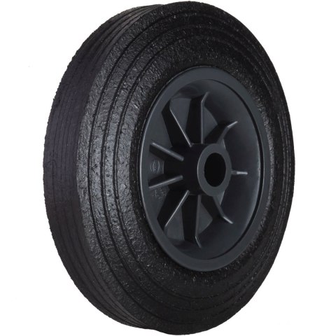 Koło kółko do kubła kontenera na odpady gumowe przelotowe śr. 200mm PRO-LINE