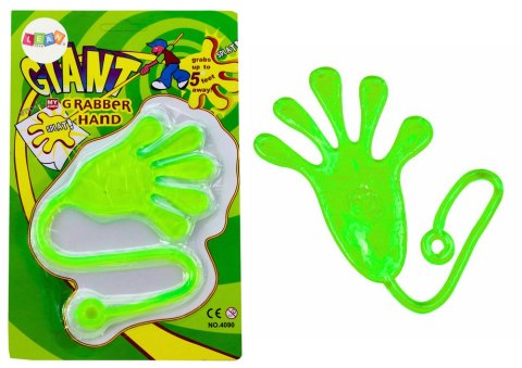 Lepka Rączka Łapka Elastyczna Glut Slime Zielona LEAN TOYS