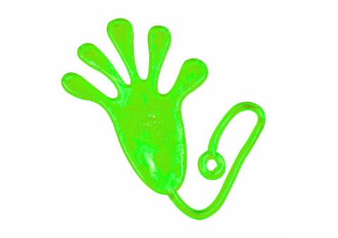 Lepka Rączka Łapka Elastyczna Glut Slime Zielona LEAN TOYS