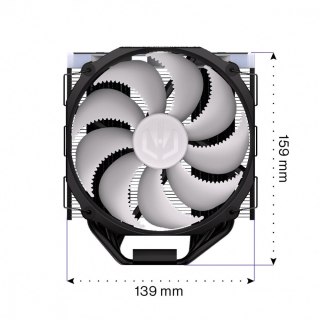 Chłodzenie procesora Fortis 5 Black ARGB EY3A014 Endorfy