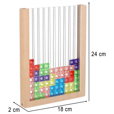 Gra logiczna układanka z klocków stojąca Kik Sp. z o. o. Sp. k.