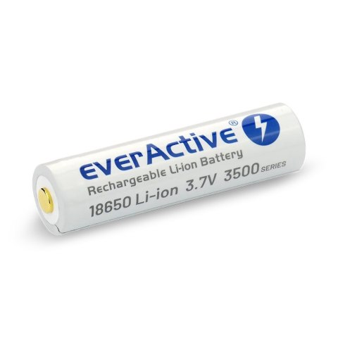 Akumulator 18650 3,7V Li-ion 3500 mAh micro USB EverActive
