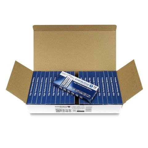 Baterie paluszki LR03/AAA folia 10 szt. EverActive