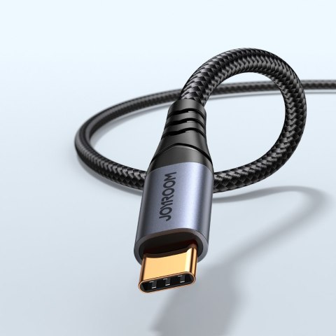 Kabel audio stereo do telefonu AUX 3.5 mm mini jack - USB-C 1.2m czarny JOYROOM