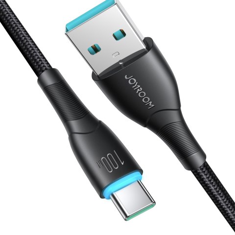 Kabel przewód Starry Series USB-A - USB-C 100W 1m czarny JOYROOM