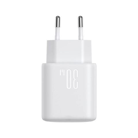 Ładowarka sieciowa USB-C PD 30W QC SFC + kabel USB-C 1m - biały JOYROOM