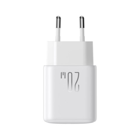 Ładowarka sieciowa USB-C USB-A 20W PD QC 3.0 - biała JOYROOM