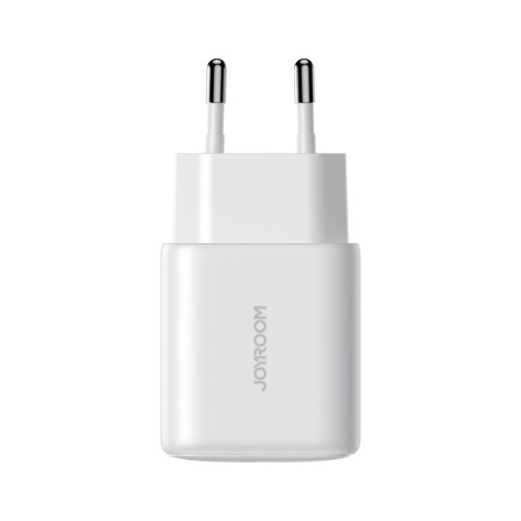 Ładowarka sieciowa USB-C USB-A 20W PD QC 3.0 - biała JOYROOM