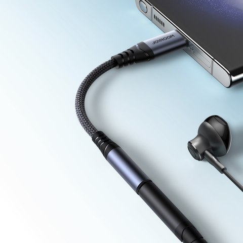 Przejściówka adapter DAC USB-C do mini jack 3.5mm czarny JOYROOM