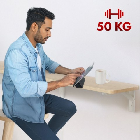 Składana półka 100x20cm MC-129 WD Maclean