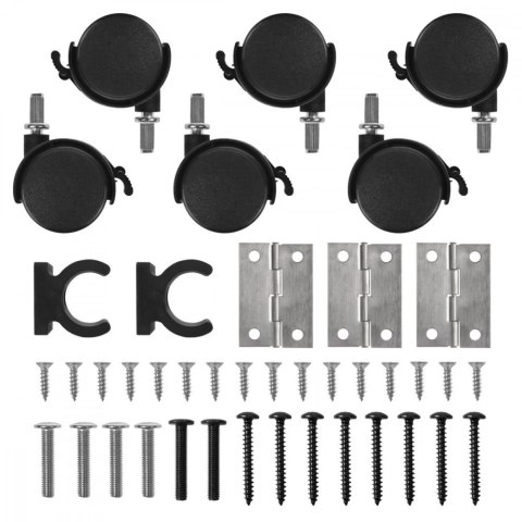 Składane biurko stolik MC-126 B blat 100x58 cm, max 50kg Czarne Maclean