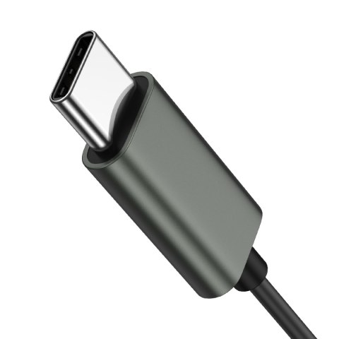 Zestaw słuchawkowy słuchawki douszne USB-C JR-EC06 szare JOYROOM