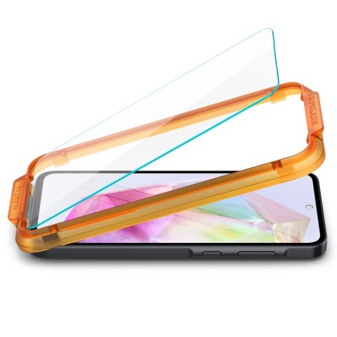 Szkło hartowane z ramką montażową na Samsung Galaxy A35 Glas tR AlignMaster - 2 szt. SPIGEN
