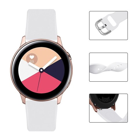 Uniwersalny silikonowy pasek do smartwatcha Silicone Strap TYS szer. 22mm ciemnoniebieski HURTEL