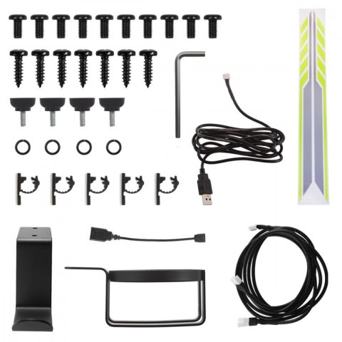 Biurko gamingowe NanoRS 120x60cm LED RS102 Maclean