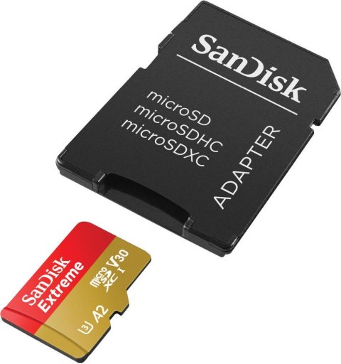 Karta pamięci Extreme microSDXC 256GB 190/130 MB/s A2 V30 U3 SanDisk